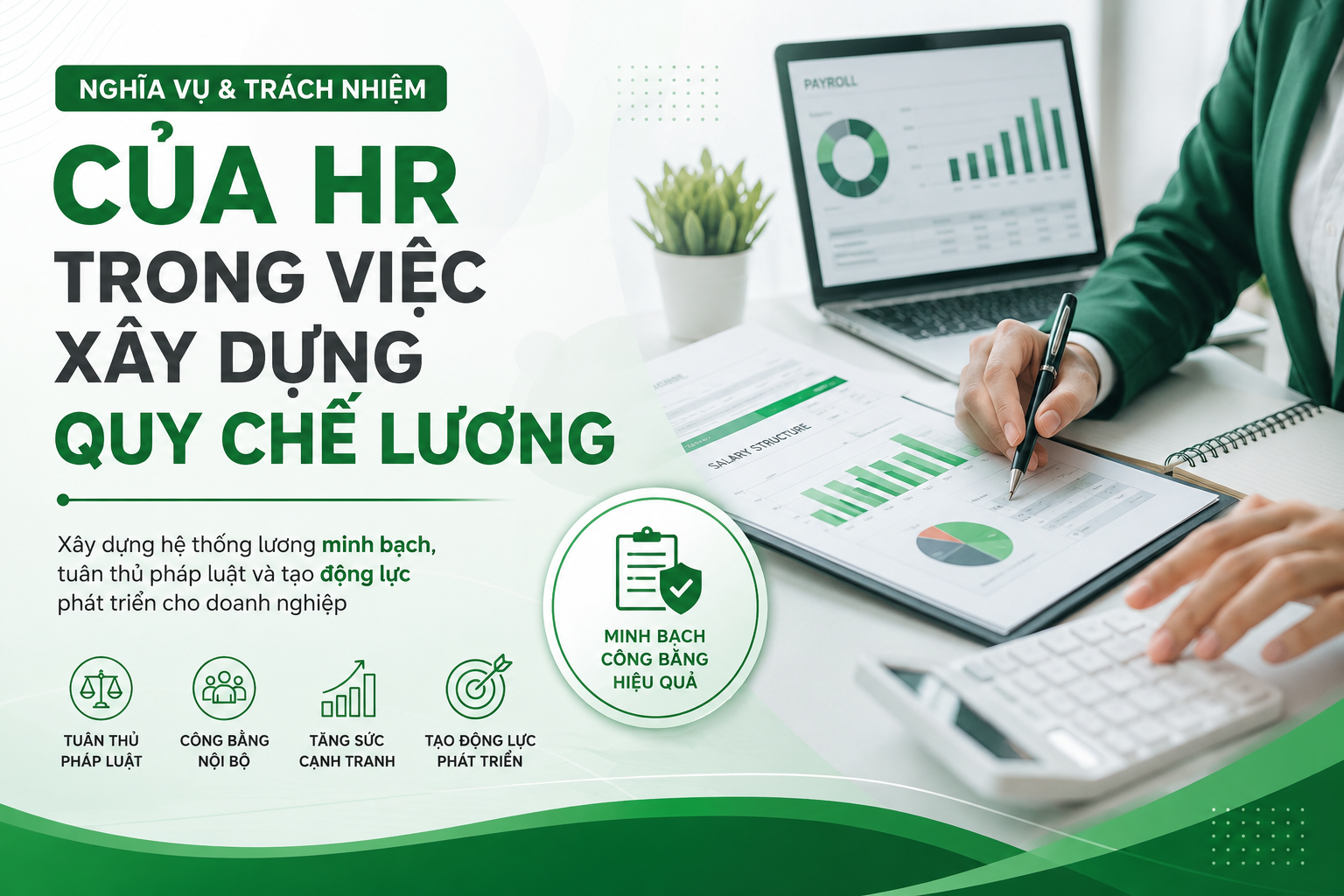 NGHĨA VỤ VÀ TRÁCH NHIỆM CỦA HR TRONG VIỆC XÂY DỰNG QUY CHẾ LƯƠNG CHUẨN PHÁP LÝ