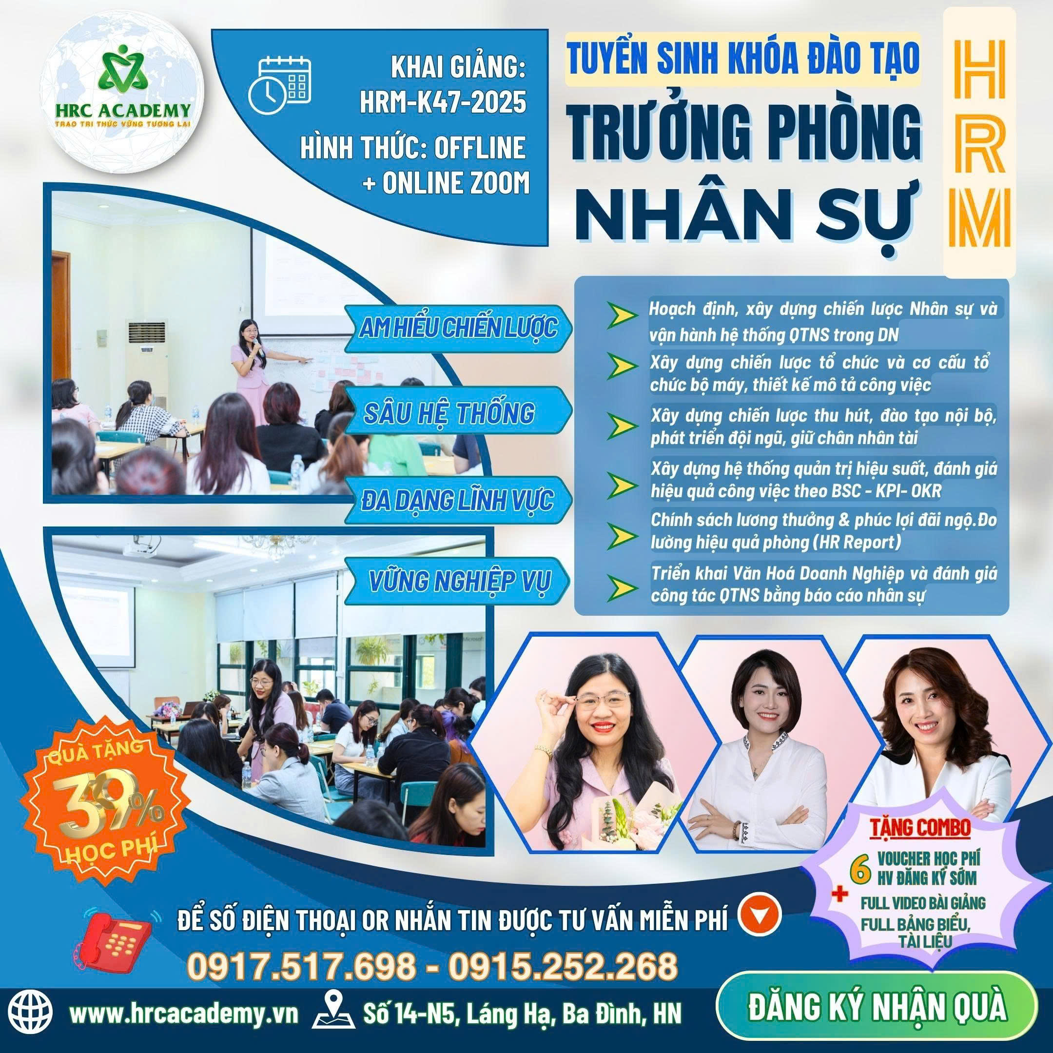 KHAI GIẢNG LỚP TRƯỞNG PHÒNG NHÂN SỰ K47