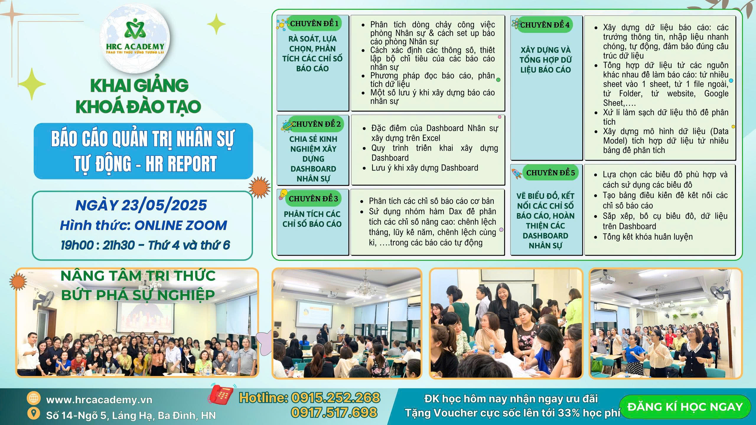 KHAI GIẢNG KHÓA HỌC 