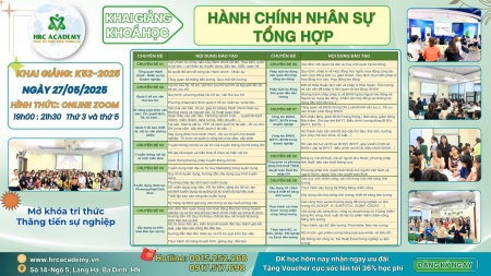 KHAI GIẢNG KHÓA HỌC 