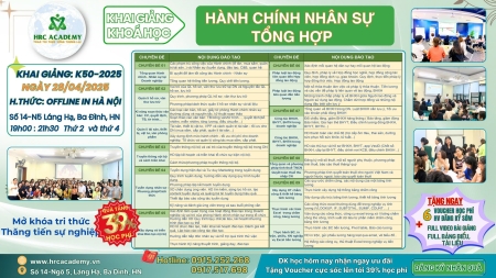 🚀 KHAI GIẢNG KHÓA HỌC 