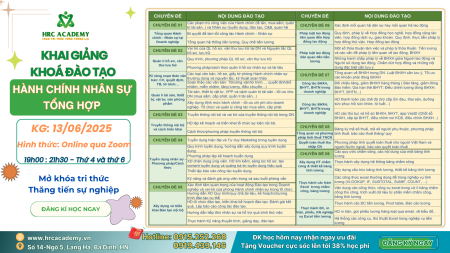 KHAI GIẢNG KHÓA HỌC 