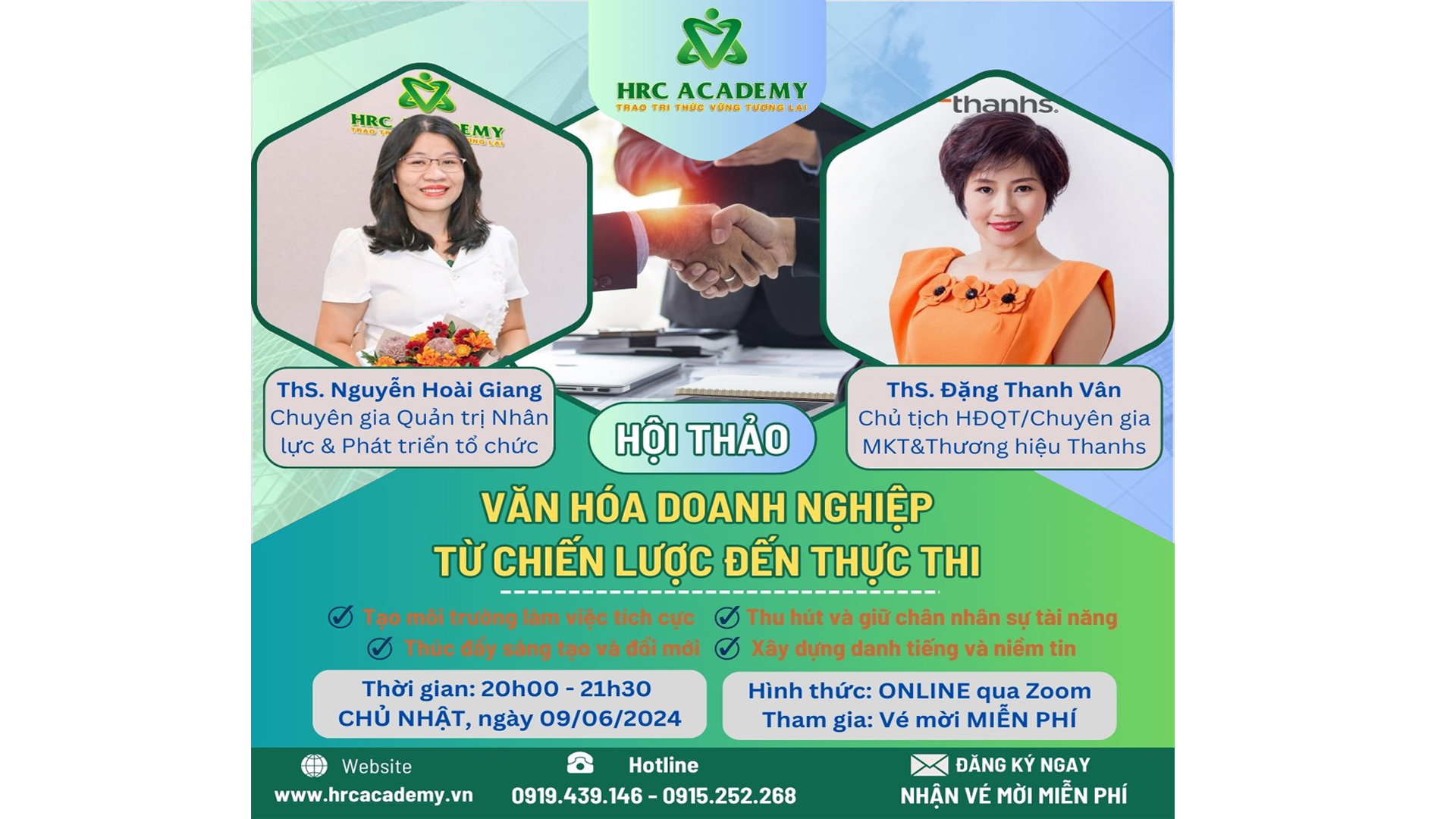 Hội Thảo: Văn hóa doanh nghiệp – Từ chiến lược đến thực thi.