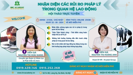 Hội Thảo: Rủi ro pháp lý trong Quan hệ Lao động