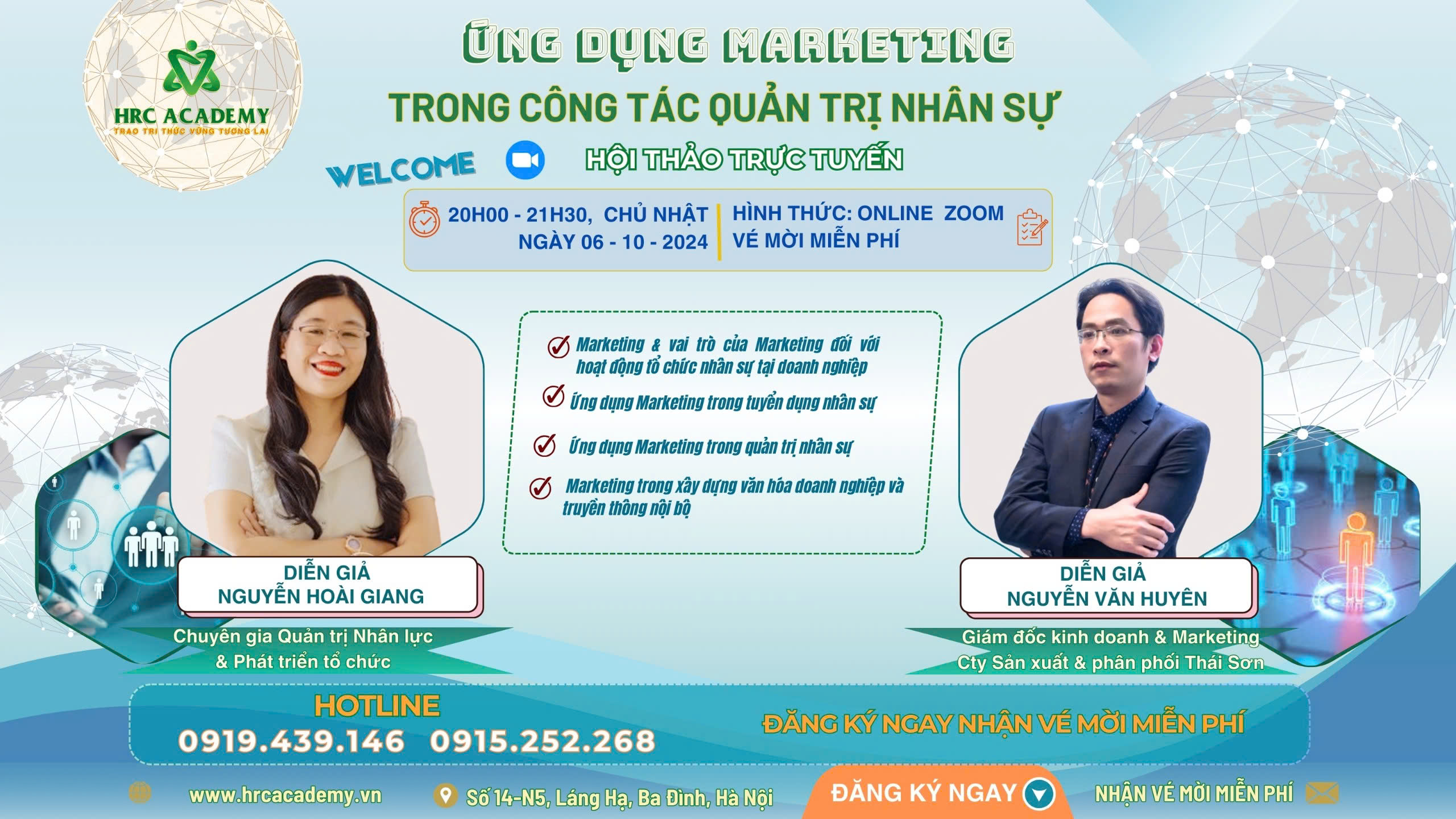 Hội thảo: Ứng dụng Marketing trong công tác Quản trị nhân sự