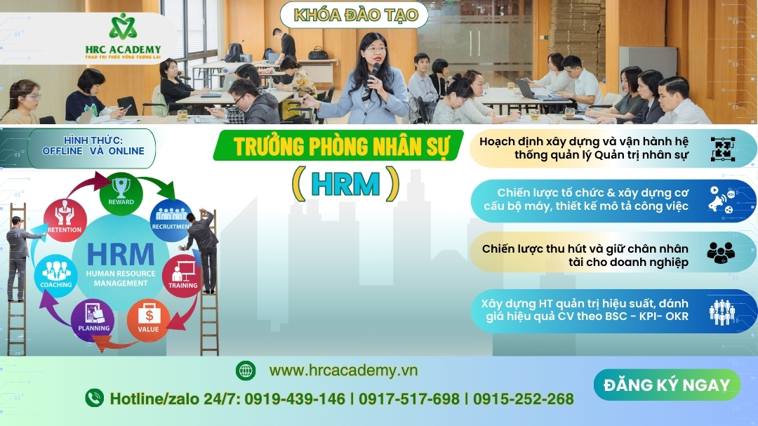 Khóa Đào Tạo - Trưởng Phòng Nhân Sự