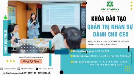 khóa Đào Tạo -  Chương Trình Quản Trị Nhân Sự Dành Cho CEO