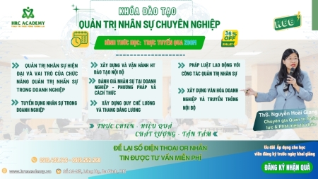 Khóa Đào Tạo - Quản Trị Nhân Sự Chuyên Nghiệp