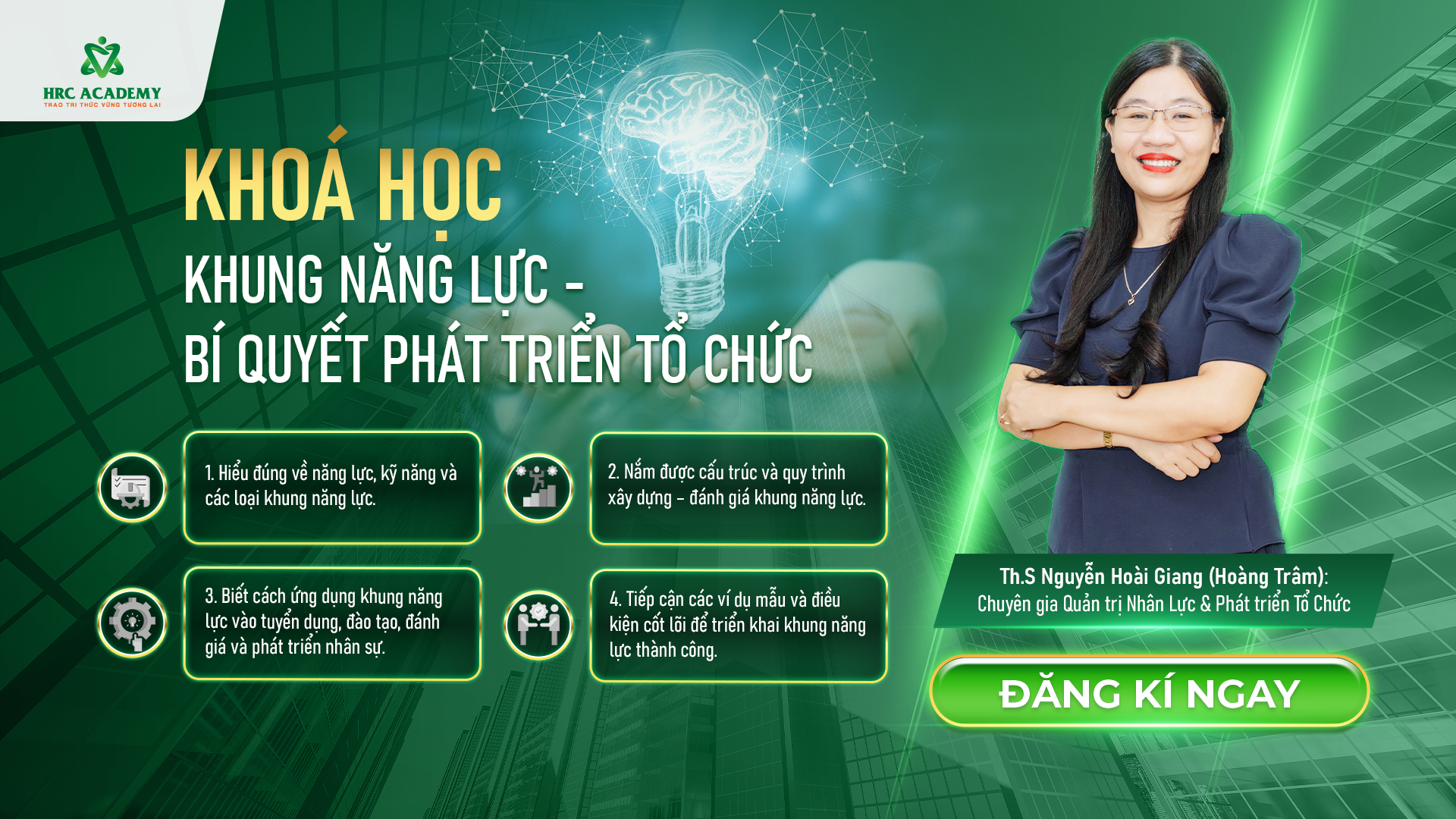 Khung năng lực - Bí quyết phát triển tổ chức