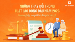 NHỮNG THAY ĐỔI TRONG LUẬT LAO ĐỘNG ĐẦU NĂM 2026: DOANH NGHIỆP VÀ NGƯỜI LAO ĐỘNG CẦN BIẾT GÌ?