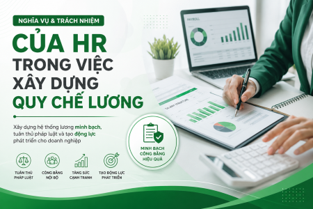 NGHĨA VỤ VÀ TRÁCH NHIỆM CỦA HR TRONG VIỆC XÂY DỰNG QUY CHẾ LƯƠNG CHUẨN PHÁP LÝ